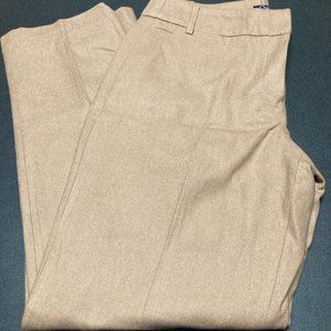 Tan Wool Blend Pants